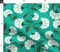 Weathered Teal Floral Nature Victorian Summer Garden Picnic Jade Green White Custom Printed Fabric by Spoonflower Various Fabrics by the Yard or Fat Quarter